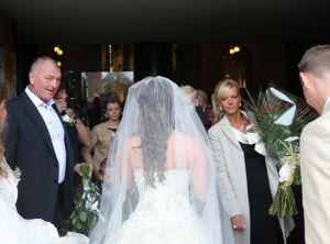 08-11-2013 SHOWBIZZ; SIENEKE PETERS TROUWDE HAAR GROTE LIEFDE JAN BAUM.
foto; Albert den Iseger