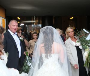 08-11-2013 SHOWBIZZ; SIENEKE PETERS TROUWDE HAAR GROTE LIEFDE JAN BAUM.
foto; Albert den Iseger