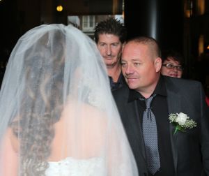 08-11-2013 SHOWBIZZ; SIENEKE PETERS TROUWDE HAAR GROTE LIEFDE JAN BAUM.
foto; Albert den Iseger