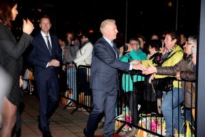 18-11-2014 SHOWBIZZ; ANDRE VAN DUIN OP ZIJN EIGEN GALA ANDRE VAN DUIN 50. Andre kreeg oa. de Frans Banninck penning van burgemeester Eberhard van der Laan. Vele gasten waren aanwezig op het gala voor Andre.
foto: Albert den Iseger