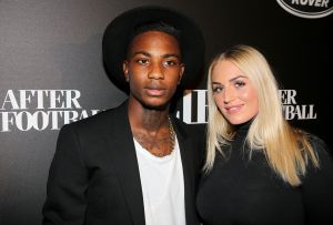 15-11-2014 SHOWBIZZ; LIFE AFTER FOOTBALL FASHION PLAYER AWARD 2014. Genomineerd waren NIGEL DE JONG-ELJERO ELIA EN RUUD BOYMANS. NIgel de Jong won de award en werd direct gefeliciteerd door zijn beeldschone vrouw Winonah de Jong. Het feest duurde tot 5 uur in de morgen. De lokatie HARBOUR CLUB AMSTERDAM.
foto: Albert den Iseger