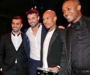 15-11-2014 SHOWBIZZ; LIFE AFTER FOOTBALL FASHION PLAYER AWARD 2014. Genomineerd waren NIGEL DE JONG-ELJERO ELIA EN RUUD BOYMANS. NIgel de Jong won de award en werd direct gefeliciteerd door zijn beeldschone vrouw Winonah de Jong. Het feest duurde tot 5 uur in de morgen. De lokatie HARBOUR CLUB AMSTERDAM.
foto: Albert den Iseger