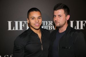 15-11-2014 SHOWBIZZ; LIFE AFTER FOOTBALL FASHION PLAYER AWARD 2014. Genomineerd waren NIGEL DE JONG-ELJERO ELIA EN RUUD BOYMANS. NIgel de Jong won de award en werd direct gefeliciteerd door zijn beeldschone vrouw Winonah de Jong. Het feest duurde tot 5 uur in de morgen. De lokatie HARBOUR CLUB AMSTERDAM.
foto: Albert den Iseger