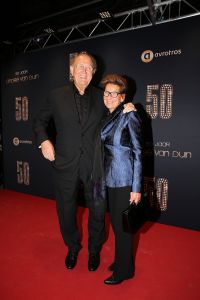 18-11-2014 SHOWBIZZ; ANDRE VAN DUIN OP ZIJN EIGEN GALA ANDRE VAN DUIN 50. Andre kreeg oa. de Frans Banninck penning van burgemeester Eberhard van der Laan. Vele gasten waren aanwezig op het gala voor Andre.
foto: Albert den Iseger