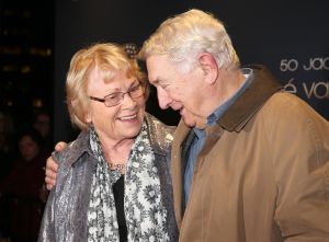 18-11-2014 SHOWBIZZ; ANDRE VAN DUIN OP ZIJN EIGEN GALA ANDRE VAN DUIN 50. Andre kreeg oa. de Frans Banninck penning van burgemeester Eberhard van der Laan. Vele gasten waren aanwezig op het gala voor Andre.
foto: Albert den Iseger