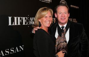 15-11-2014 SHOWBIZZ; LIFE AFTER FOOTBALL FASHION PLAYER AWARD 2014. Genomineerd waren NIGEL DE JONG-ELJERO ELIA EN RUUD BOYMANS. NIgel de Jong won de award en werd direct gefeliciteerd door zijn beeldschone vrouw Winonah de Jong. Het feest duurde tot 5 uur in de morgen. De lokatie HARBOUR CLUB AMSTERDAM.
foto: Albert den Iseger