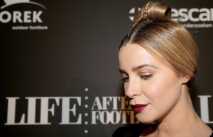 15-11-2014 SHOWBIZZ; LIFE AFTER FOOTBALL FASHION PLAYER AWARD 2014. Genomineerd waren NIGEL DE JONG-ELJERO ELIA EN RUUD BOYMANS. NIgel de Jong won de award en werd direct gefeliciteerd door zijn beeldschone vrouw Winonah de Jong. Het feest duurde tot 5 uur in de morgen. De lokatie HARBOUR CLUB AMSTERDAM.
foto: Albert den Iseger