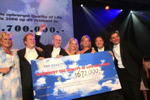 30-09-2006 SHOWBIZZ: THE QUALITY OF LIFE GALA THEMA IN DE WOLKEN TE NOORDWIJK. 
Gala avond ten baten van en onderzoek naar kinderkanker. 
foto: Albert den Iseger.