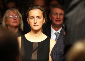 06-10-2008 SHOWBIZZ; KONINKLIJK BEZOEK BIJ MODESHOW VAN STEFAN BADAL IN ANTWERPEN. Prins Laurent en zijn vrouw Claire waren de koninklijke gasten bij de betoverende haute couture show van Stefan Badel. De Nederlandse  haute couture ontwerper is ondertussen een  van de bekenste modemakers van Belgie.
foto: Albert den Iseger.