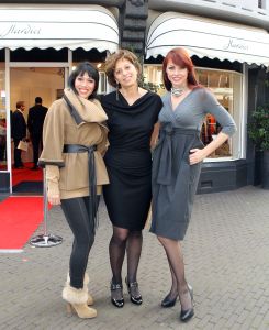 01-10-2011 SHOWBIZZ; GRACIELA NAUM IN NEDERLAND. De Argentijnse Graciela Naum bracht een bezoekje aan Nederland en toonde haar nieuwe collectie. Graciela Naum is een Argentijnse mode ontwerperster die Maxima regelmatig mode advies geeft en haar ook kleed.
foto: Albert den Iseger.