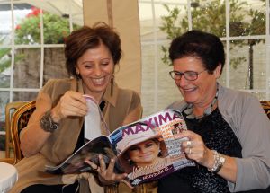 01-10-2011 SHOWBIZZ; GRACIELA NAUM IN NEDERLAND. De Argentijnse Graciela Naum bracht een bezoekje aan Nederland en toonde haar nieuwe collectie. Graciela Naum is een Argentijnse mode ontwerperster die Maxima regelmatig mode advies geeft en haar ook kleed.
foto: Albert den Iseger.