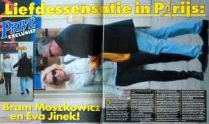30-10-2012 SHOWBIZZ; PRIVE WAS DE EERSTE MET HET BEGIN EN DE EERSTE MET DE HET EINDE VAN DE RELATIE VAN BRAM EN EVA. Weekblad Prive ontdekte in PARIJS   Mei 2010 dat Advokaat Bram Moszkowicz en TV presentatrice Eva Jinek en relatie hadden en gisteren vertelde weekblad Prive dat de relatie ten einde was. 
foto: Albert den Iseger.