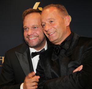 20-10-2013 SHOWBIZZ; DE 48ste TELEVIZIER-RING GALA WAS ER EEN VOOR DE MOLLEN. Prijswinnaars waren- Linda en Johnny de Mol-Art Rooijakkers-Kees Tol-Dieuwertje Blok.
foto: Albert den Iseger. 