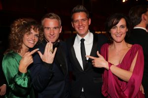 20-10-2013 SHOWBIZZ; DE 48ste TELEVIZIER-RING GALA WAS ER EEN VOOR DE MOLLEN. Prijswinnaars waren- Linda en Johnny de Mol-Art Rooijakkers-Kees Tol-Dieuwertje Blok.
foto: Albert den Iseger. 