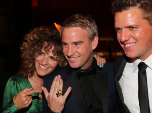 20-10-2013 SHOWBIZZ; DE 48ste TELEVIZIER-RING GALA WAS ER EEN VOOR DE MOLLEN. Prijswinnaars waren- Linda en Johnny de Mol-Art Rooijakkers-Kees Tol-Dieuwertje Blok.
foto: Albert den Iseger. 
