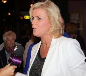 14-10-2013 SHOWBIZZ; PREMIERE VAN MANNEN WILLEN SEX EN VROUWEN WILLEN LIEFDE. Met Alfred van den Heuvel-Dorien Haan en Joey Ferre.
foto: Albert den Iseger
