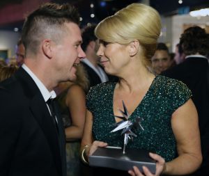 20-10-2013 SHOWBIZZ; DE 48ste TELEVIZIER-RING GALA WAS ER EEN VOOR DE MOLLEN. Prijswinnaars waren- Linda en Johnny de Mol-Art Rooijakkers-Kees Tol-Dieuwertje Blok.
foto: Albert den Iseger. 