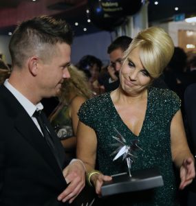 20-10-2013 SHOWBIZZ; DE 48ste TELEVIZIER-RING GALA WAS ER EEN VOOR DE MOLLEN. Prijswinnaars waren- Linda en Johnny de Mol-Art Rooijakkers-Kees Tol-Dieuwertje Blok.
foto: Albert den Iseger. 