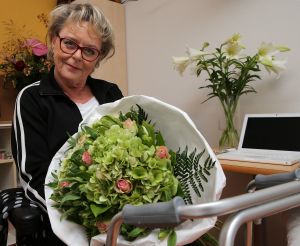 16-10-2013 SHOWBIZZ; MARIANNE VAN WIJNKOOP LIGT IN ZORGCENTRUM. Ze heeft haar beken op 8 plaatsen gebroken. Lees hierover alles in weekblad PRIVE.
foto: Albert den Iseger 