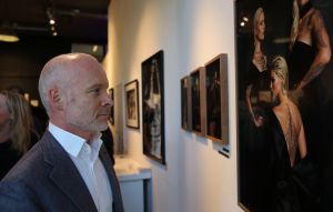 18-10-2013 SHOWBIZZ; PATRICIA STEUR HEEFT EXPOSITIE   TRIPLE TROUBLE  IN AMSTEL GALLERY.
foto: Albert den Iseger