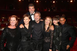 20-10-2013 SHOWBIZZ; DE 48ste TELEVIZIER-RING GALA WAS ER EEN VOOR DE MOLLEN. Prij20-10-2013 SHOWBIZZ; DE 48ste TELEVIZIER-RING GALA WAS ER EEN VOOR DE MOLLEN. Prijswinnaars waren- Linda en Johnny de Mol-Art Rooijakkers-Kees Tol-Dieuwertje Blok.
foto: Albert den Iseger. o: Albert den Iseger. 