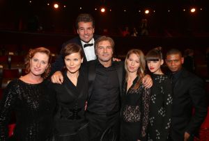 20-10-2013 SHOWBIZZ; DE 48ste TELEVIZIER-RING GALA WAS ER EEN VOOR DE MOLLEN. Prijswinnaars waren- Linda en Johnny de Mol-Art Rooijakkers-Kees Tol-Dieuwertje Blok.
foto: Albert den Iseger. 