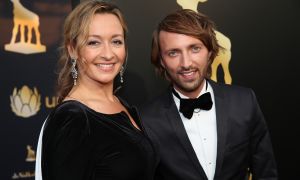 03-10-2014 SHOWBIZZ; GALA VAN DE NEDERLANDSE FILM MET DE UITREIKING VAN DE GOUDEN KALVEREN. De Film FUIF was er weer een met vele bekende koppies en vele gouden Kalveren. Maar ook vele grote namen uit de Nederlandse film industrie ontbraken op deze filmfuif. foto: Albert den Iseger