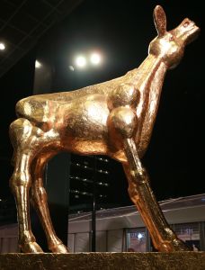 03-10-2014 SHOWBIZZ; GALA VAN DE NEDERLANDSE FILM MET DE UITREIKING VAN DE GOUDEN KALVEREN. De Film FUIF was er weer een met vele bekende koppies en vele gouden Kalveren. Maar ook vele grote namen uit de Nederlandse film industrie ontbraken op deze filmfuif. foto: Albert den Iseger