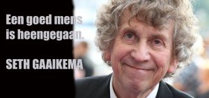 20-10-2014 SHOWBIZZ; SETH GAAIKEMA OVERLEDEN. Cabaretier en tekstschrijver Seth Gaaikema is dinsdagmiddag op 75-jarige leeftijd overleden. Dat meldt zijn secretariaat tegenover SBS . Gaaikema had hartproblemen en overleed na een kort ziekbed in een ziekenhuis in Den Bosch.
Foto: Albert den Iseger