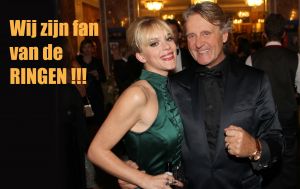16-10-2014 SHOWBIZZ; WIJ ZIJN FAN VAN DE RINGEN. Albert den Iseger en Stacey Rookhuizen zijn beide fan van een feestje, TV Ringen-Gouden Kalveren-Premieres en Late Night feestjes zijn bij ons HOT.
foto: Albert den Iseger