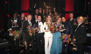 30-09-2016 SHOWBIZZ; GOUDEN KALVEREN GALA 2016. Beste actrice HANNAH HOEKSTRA  voor haar rol in de film DE HELLEWEG. Tot beste acteur werd gekozen ISSAKA SAWADOGO voor de film THE PARADISE SUITE.
Fote : Albert den Iseger