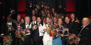 30-09-2016 SHOWBIZZ; GOUDEN KALVEREN GALA 2016. Beste actrice HANNAH HOEKSTRA  voor haar rol in de film DE HELLEWEG. Tot beste acteur werd gekozen ISSAKA SAWADOGO voor de film THE PARADISE SUITE.
Fote : Albert den Iseger