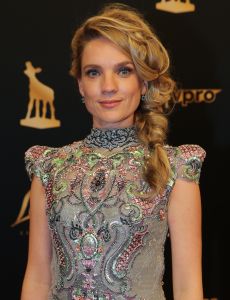 30-09-2016 SHOWBIZZ; GOUDEN KALVEREN GALA 2016. Beste actrice HANNAH HOEKSTRA  voor haar rol in de film DE HELLEWEG. Tot beste acteur werd gekozen ISSAKA SAWADOGO voor de film THE PARADISE SUITE.
Fote : Albert den Iseger