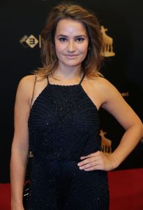 30-09-2016 SHOWBIZZ; GOUDEN KALVEREN GALA 2016. Beste actrice HANNAH HOEKSTRA  voor haar rol in de film DE HELLEWEG. Tot beste acteur werd gekozen ISSAKA SAWADOGO voor de film THE PARADISE SUITE.
Fote : Albert den Iseger