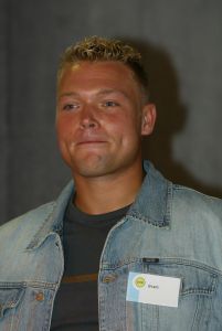 28-08-2002 SHOWBIZZ; BIG BROTHER HUIS GAAT OPEN. De eerste deelnemers zijn gearriveerd.
foto: Albert den Iseger