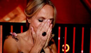 13-10-2016 SHOWBIZZ; FLOORTJE DESSING WINT GOUDEN TELEVIZIER RING 2016. Humberto Tan won de Televizier-Ster voor presentator, Chantal Janzen won opnieuw de Televizier-Ster voor presentatrice. Pip Pellens kreeg de prijs voor aanstormend talent. Paul de leeuw won met zijn talkshow. Thom Hoffman was de beste acteur en Angela Schijf als beste actrice.
foto: Albert den Iseger