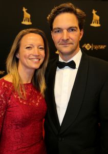 30-09-2016 SHOWBIZZ; GOUDEN KALVEREN GALA 2016. Beste actrice HANNAH HOEKSTRA  voor haar rol in de film DE HELLEWEG. Tot beste acteur werd gekozen ISSAKA SAWADOGO voor de film THE PARADISE SUITE.
Fote : Albert den Iseger