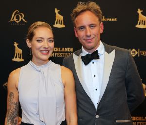 30-09-2016 SHOWBIZZ; GOUDEN KALVEREN GALA 2016. Beste actrice HANNAH HOEKSTRA  voor haar rol in de film DE HELLEWEG. Tot beste acteur werd gekozen ISSAKA SAWADOGO voor de film THE PARADISE SUITE.
Fote : Albert den Iseger