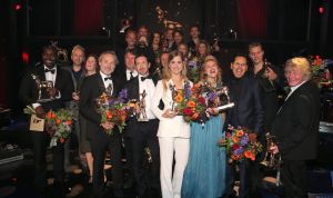 30-09-2016 SHOWBIZZ; GOUDEN KALVEREN GALA 2016. Beste actrice HANNAH HOEKSTRA  voor haar rol in de film DE HELLEWEG. Tot beste acteur werd gekozen ISSAKA SAWADOGO voor de film THE PARADISE SUITE.
Fote : Albert den Iseger