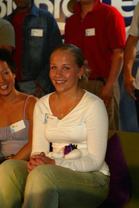 28-08-2002 SHOWBIZZ; BIG BROTHER HUIS GAAT OPEN. De eerste deelnemers zijn gearriveerd.
foto: Albert den Iseger