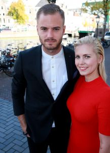 09-10-2016 SHOWBIZZ; PREMIERE VAN INDECENT PROPOSAL IN LEIDSE SCHOUWBURG. Met Matteo van der grijn-Roos van Erkel en Chris Tates. foto: Albert den Iseger
