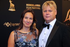 30-09-2016 SHOWBIZZ; GOUDEN KALVEREN GALA 2016. Beste actrice HANNAH HOEKSTRA  voor haar rol in de film DE HELLEWEG. Tot beste acteur werd gekozen ISSAKA SAWADOGO voor de film THE PARADISE SUITE.
Fote : Albert den Iseger