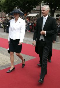27-08-2005 ACTUEEL; HUWELIJK VAN PRINS PIETER-CHRISTIAAN EN ANITA VAN EIJK TE NOORDWIJK.Bijna de gehele koninglijke familie,vrienden en familie waren getuigen van een prachtig huwelijk in de Grote St.Jeroenskerk te Noordwijk. 
foto:Albert den Iseger.