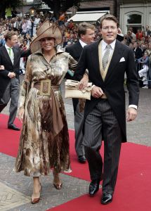 27-08-2005 ACTUEEL; HUWELIJK VAN PRINS PIETER-CHRISTIAAN EN ANITA VAN EIJK TE NOORDWIJK.Bijna de gehele koninglijke familie,vrienden en familie waren getuigen van een prachtig huwelijk in de Grote St.Jeroenskerk te Noordwijk. 
foto:Albert den Iseger.