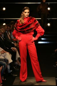 10-09-2005 SHOWBIZZ; MODESHOW VAN MART VISSER IN HET HILTON HOTEL TE AMSTERDAM.
FOTO: Albert den Iseger.