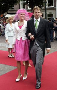 27-08-2005 ACTUEEL; HUWELIJK VAN PRINS PIETER-CHRISTIAAN EN ANITA VAN EIJK TE NOORDWIJK.Bijna de gehele koninglijke familie,vrienden en familie waren getuigen van een prachtig huwelijk in de Grote St.Jeroenskerk te Noordwijk. 
foto:Albert den Iseger.