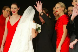 12-09-2005 SHOWBIZZ: MODESHOW VAN FRANS MOLENAAR IN DE FASHION FACTORY TE AMSTERDAM.
FOTO: Albert den iseger.