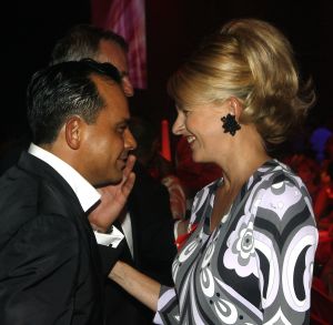 04-09-2006 SHOWBIZZ; ROBERT HALLEWIJN ONTMOET PRINSES MABEL OP AMSTERDAM DINER. 
foto: Albert den Iseger.
