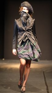 03-09-2008 SHOWBIZZ; ERNY VAN REIJMERSDAL TOONT WINTERCOLLECTIE 2008 TIJDENS MILJONAIRS SUMMER FAIR IN NOORDWIJK AAN ZEE.
foto: Albert den Iseger.