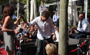 16-09-2008 SHOWBIZZ; MODESHOW VOOR HET GOEDE DOEL IS SUCCES VOOR CF STICHTING. Vele bekenden liepen belangen loos mee met deze modeshow voor de stichting CF voor bestrijding van de Thaislijmziekte. Op de catwalk liepen oa. Marijke van Helwegen-Emile Ratelband-Robert Schoemacher-Nada van Nie-Mariska Hulscher-John Williams-Miljuschka van Witzenhausen en Magic Mara Kazan. Het werd gepresenteerd door de ex van vele mooie mannen Rosalie van Bremen die ook hier weer tijdens de veiling een date maakte met Michel. Het geheel werd perfect georganiseerd door Claudia Schoemacher en Irene van I.K.boutique uit Amsterdam. er werd in totaal 10.000 euries opgehaald voor het meer dan goede doel. 
foto: Albert den Iseger.